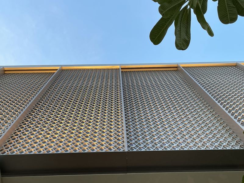 Perforated screens, Aluminium façade screens